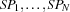 SP_1, \ldots, SP_N