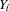 Y_i 